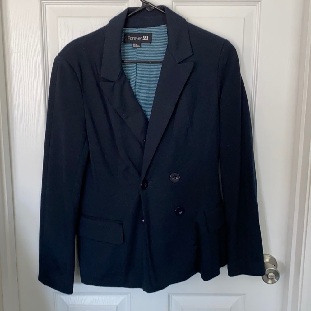 Forever 21 Dark Blue Blazer